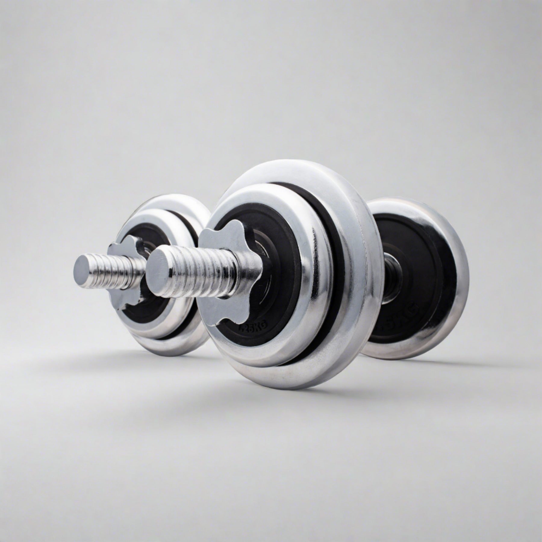 luna fitness adjustable dumbbells silver forhome strength workout (1024)